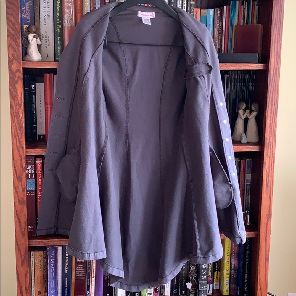 Edwardian Jacket/Blazer in Jersey Cotton - Picture 5 of 5